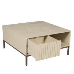 Salontafel Martin Zand vierkant 80 cm