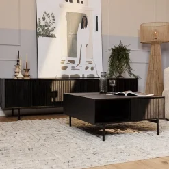 Salontafel Martin Zwart 80cm