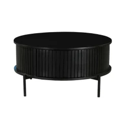 Salontafel Martin Zwart Rond 80cm