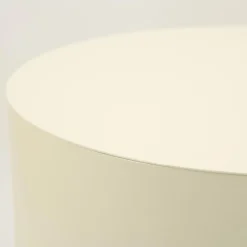 Salontafel Mesita rond Beige 60cm