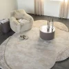 Salontafel Mesita rond Donkertaupe 60cm