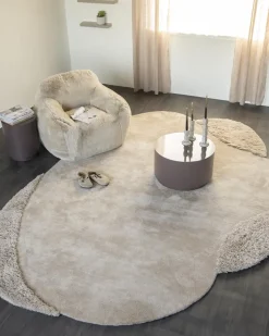 Salontafel Mesita rond Donkertaupe 60cm