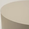 Salontafel Mesita rond Taupe 60cm
