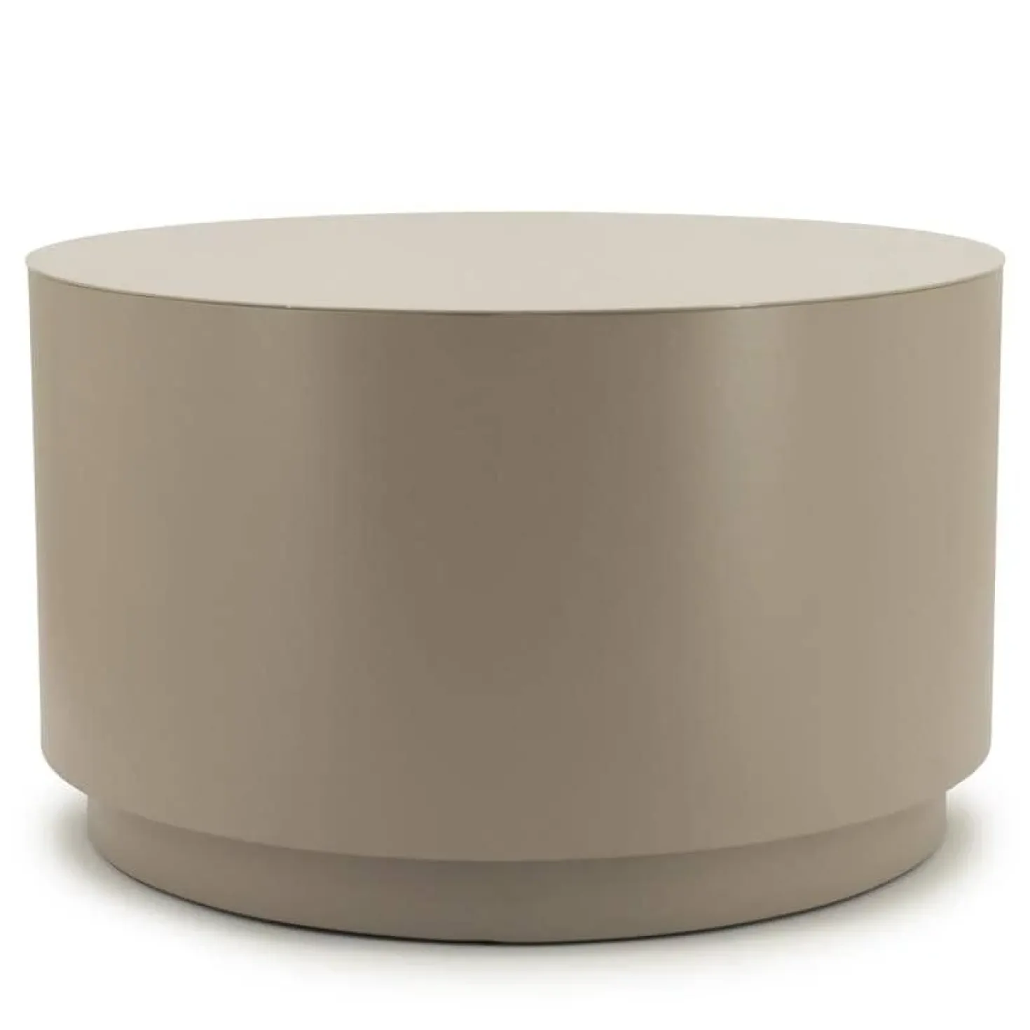 Salontafel Mesita rond Taupe 60cm