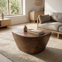Salontafel Mila 70×53 bruin