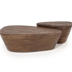 Salontafel Mila 70×53 bruin
