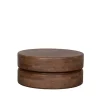 Salontafel Milly Naturel Mangohout 70cm Rond