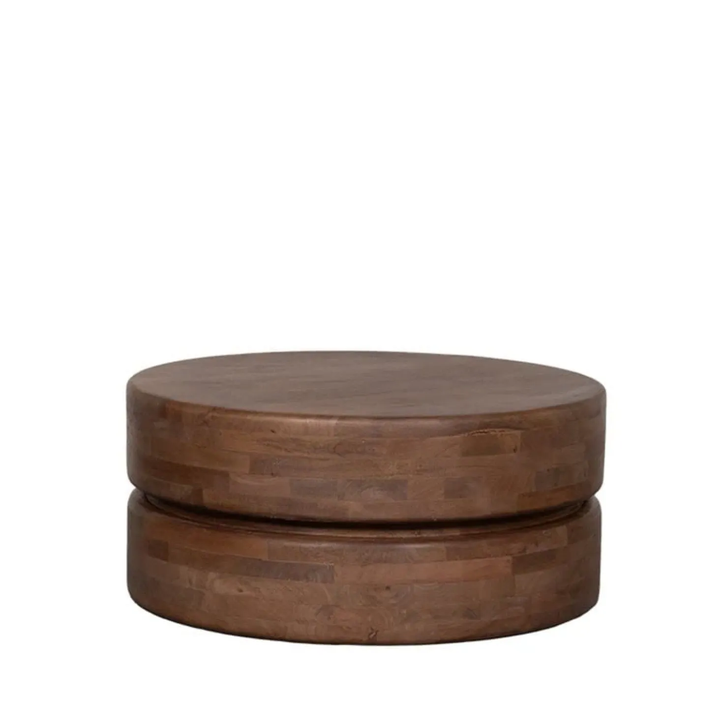 Salontafel Milly Naturel Mangohout 70cm Rond
