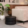 Salontafel Milly Zwart Mangohout 50cm