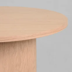 Salontafel Oliva hoog Naturel Eikenhout rond 60cm