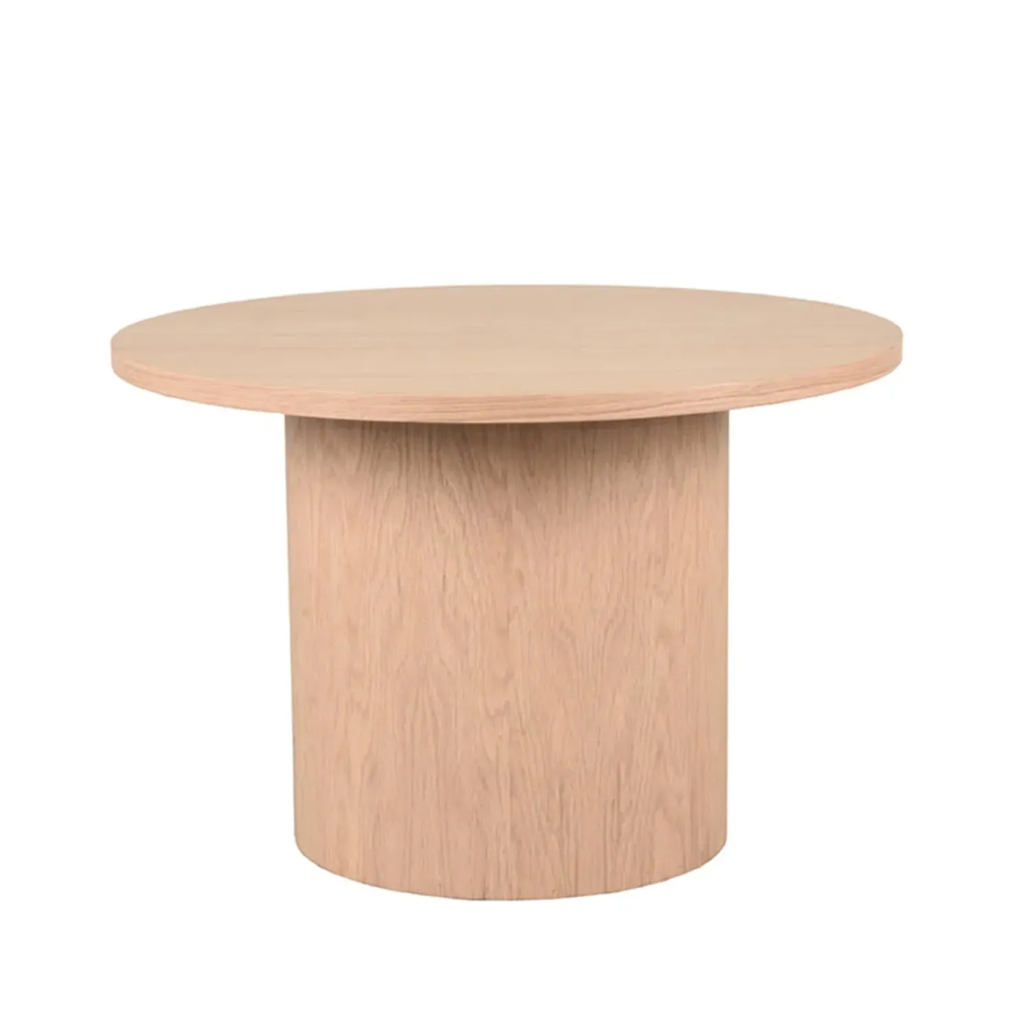 Salontafel Oliva hoog Naturel Eikenhout rond 60cm