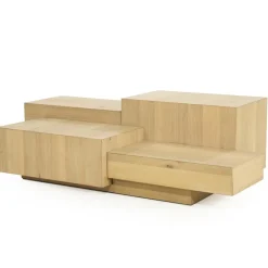Salontafel Quinten rechthoekig naturel 140cm