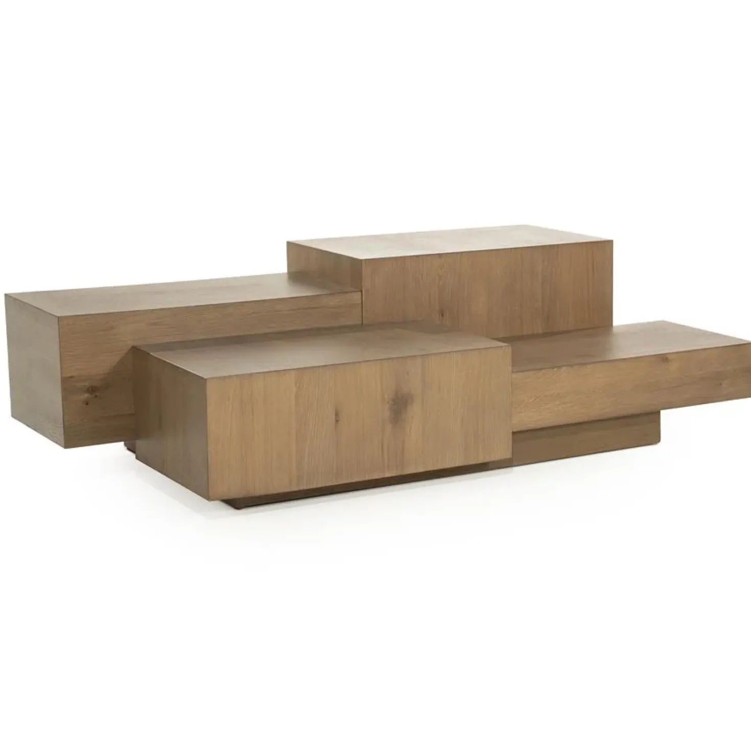Salontafel Quinten rechthoekig bruin 140cm