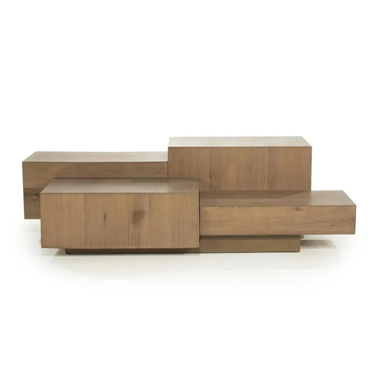 Salontafel Quinten rechthoekig bruin 140cm