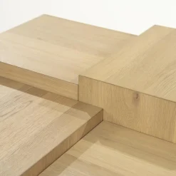 Salontafel Quinten vierkant naturel 80cm