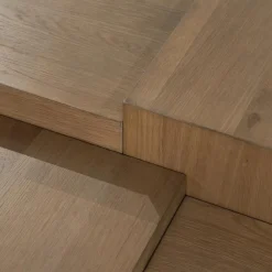 Salontafel Quinten vierkant bruin 80cm