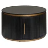 Salontafel Rivello zwart rond 80cm