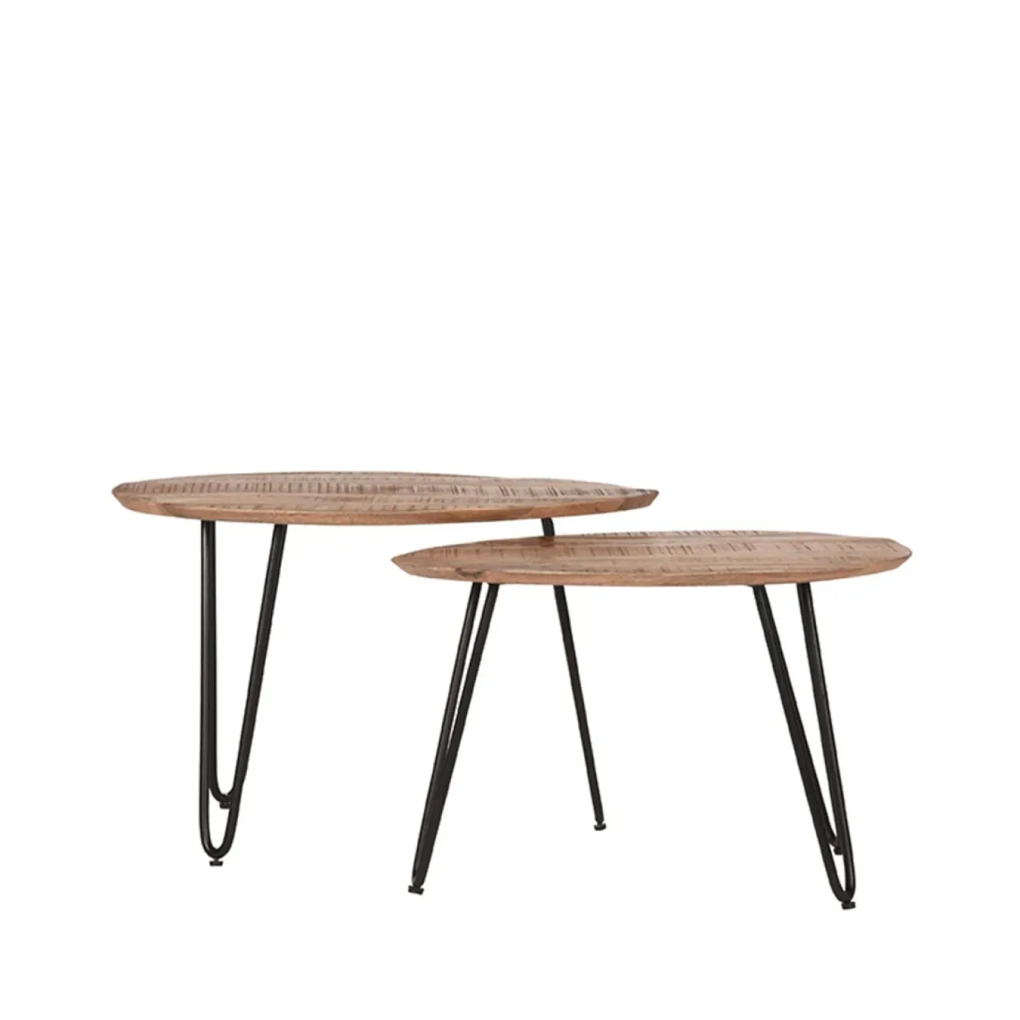Salontafel set van 2 Frisk Mangohout 68cm