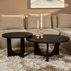 Salontafel Suus Zwart 80 cm