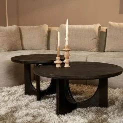 Salontafel Suus Zwart 80 cm