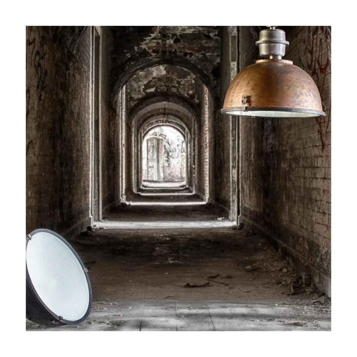 Sammy 1-lichts Hanglamp Bruin 42cm