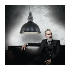 Sammy 1-lichts Hanglamp XL Zwart 52cm