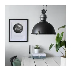 Sammy 1-lichts Hanglamp Zwart 42cm