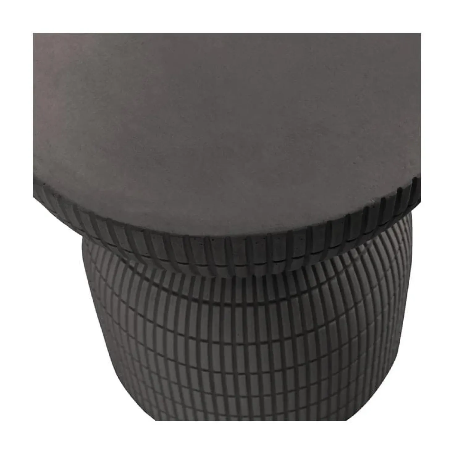 Samson Bijzettafel Rond Donkerbruin 37cm