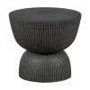 Samson Bijzettafel Rond Donkerbruin 40cm