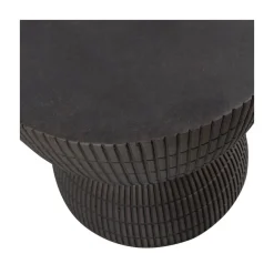 Samson Bijzettafel Rond Donkerbruin 40cm