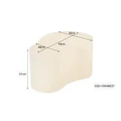 Sandy organische Salontafel Zand 70cm