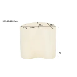 Sandy organische Salontafel Zand 50cm