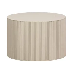 Sanne Bijzettafel Rond MDF Beige 60cm