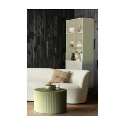 Sanne Bijzettafel Rond MDF Militair Groen 60cm
