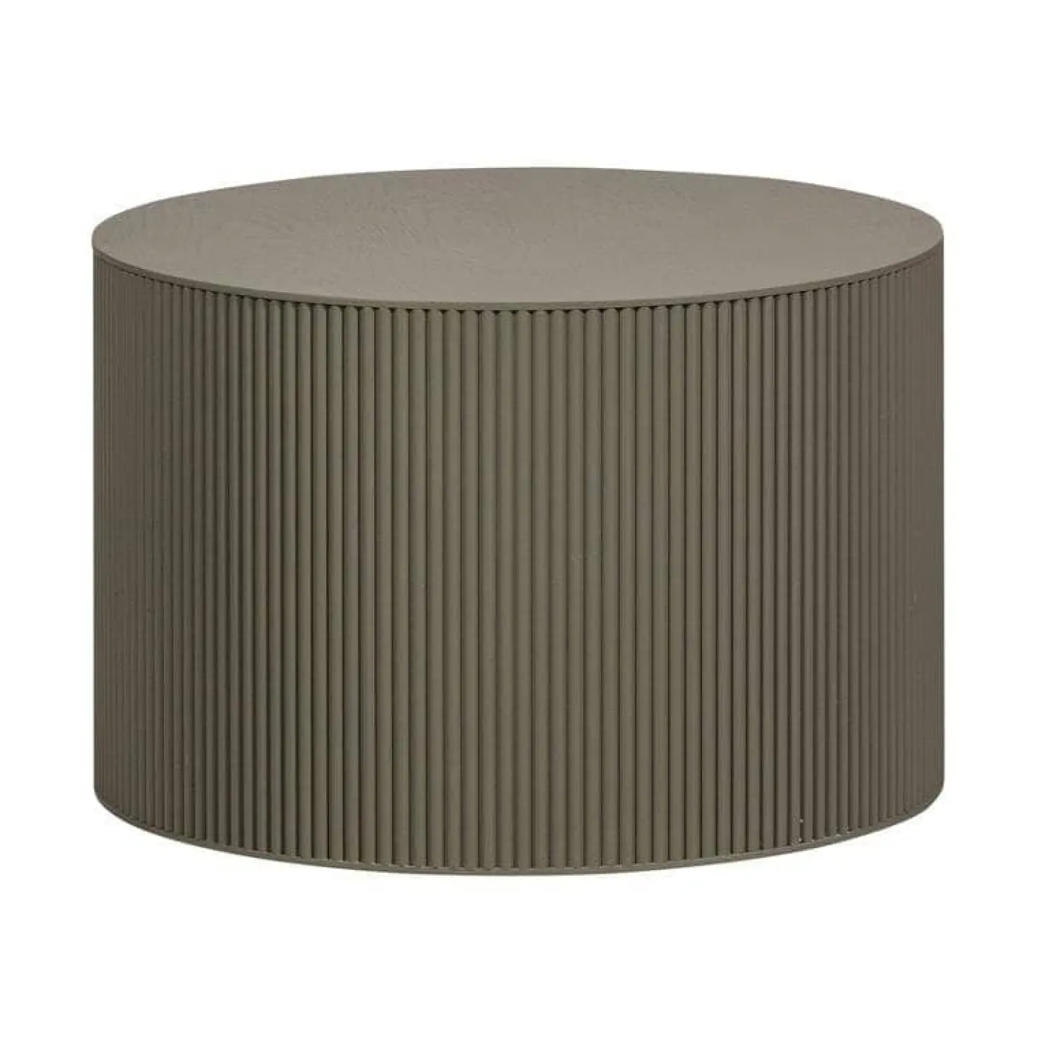 Sanne Bijzettafel Rond MDF Militair Groen 60cm