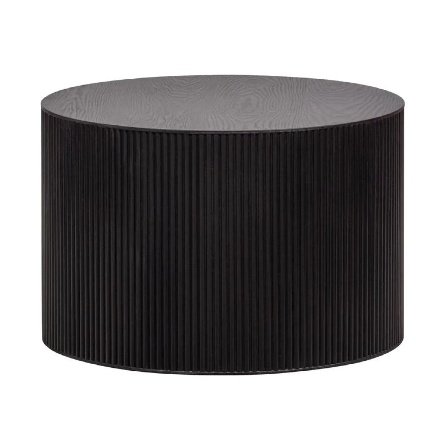 Sanne Bijzettafel Rond MDF Zwart 60cm