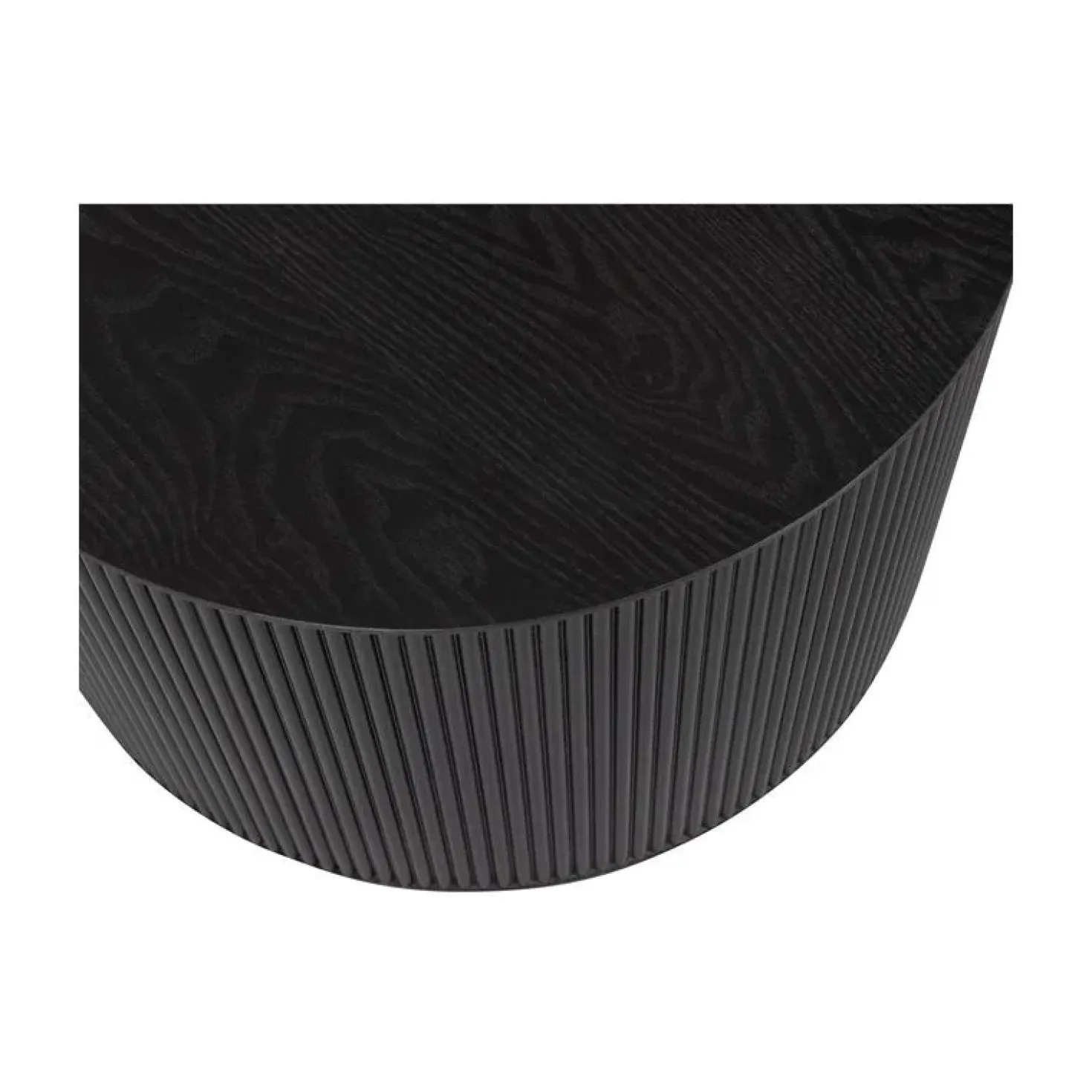 Sanne Bijzettafel Rond MDF Zwart 60cm
