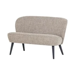 Sara Bankje Naturel melange 110cm