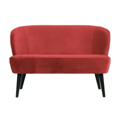 Sara Bankje Velvet Framboos 110cm
