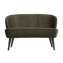 Sara Bankje Velvet Warm Groen 110cm