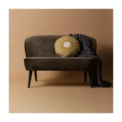 Sara Bankje Velvet Warm Groen 110cm