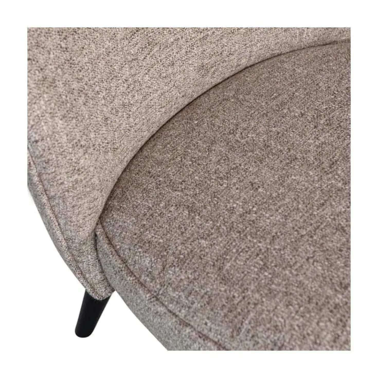 Sara Fauteuil Geweven Stof Naturel Melange