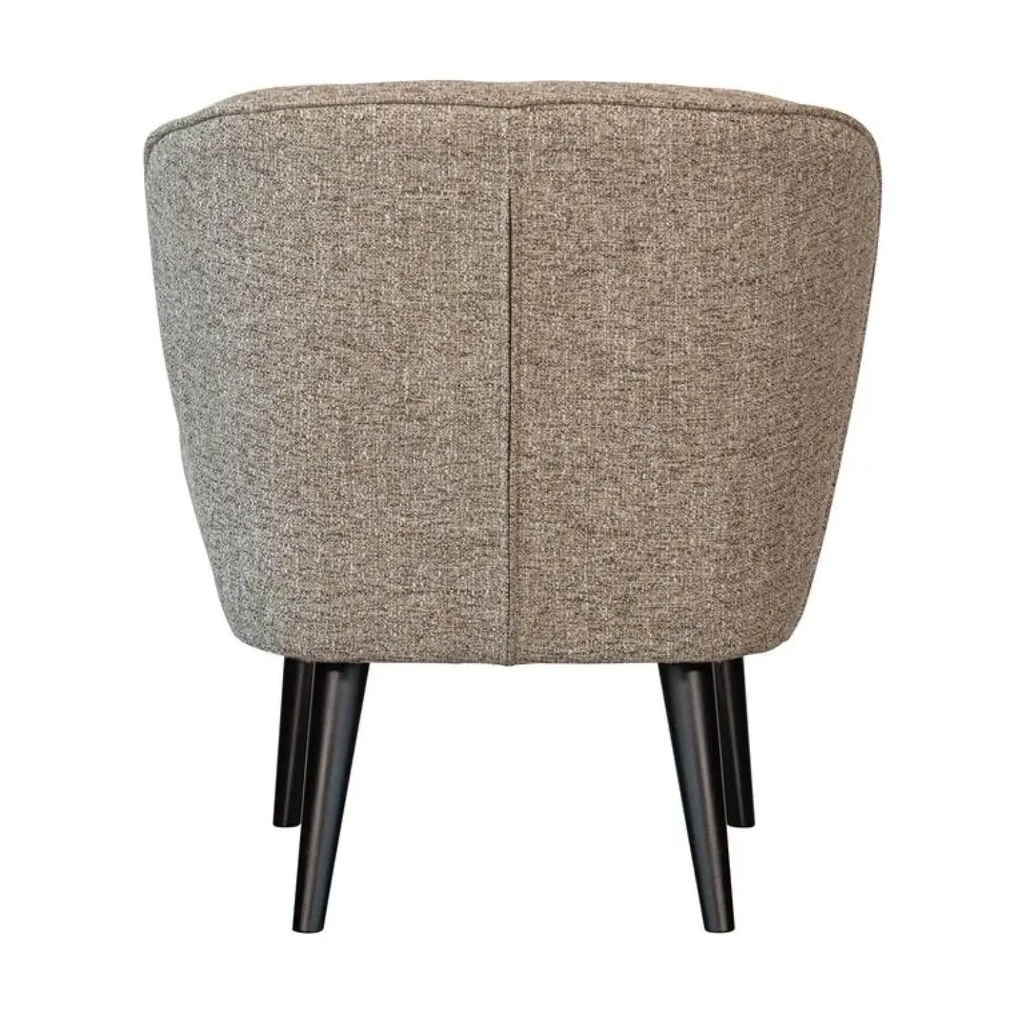 Sara Fauteuil Geweven Stof Naturel Melange