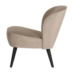 Sara Fauteuil Velvet Khaki