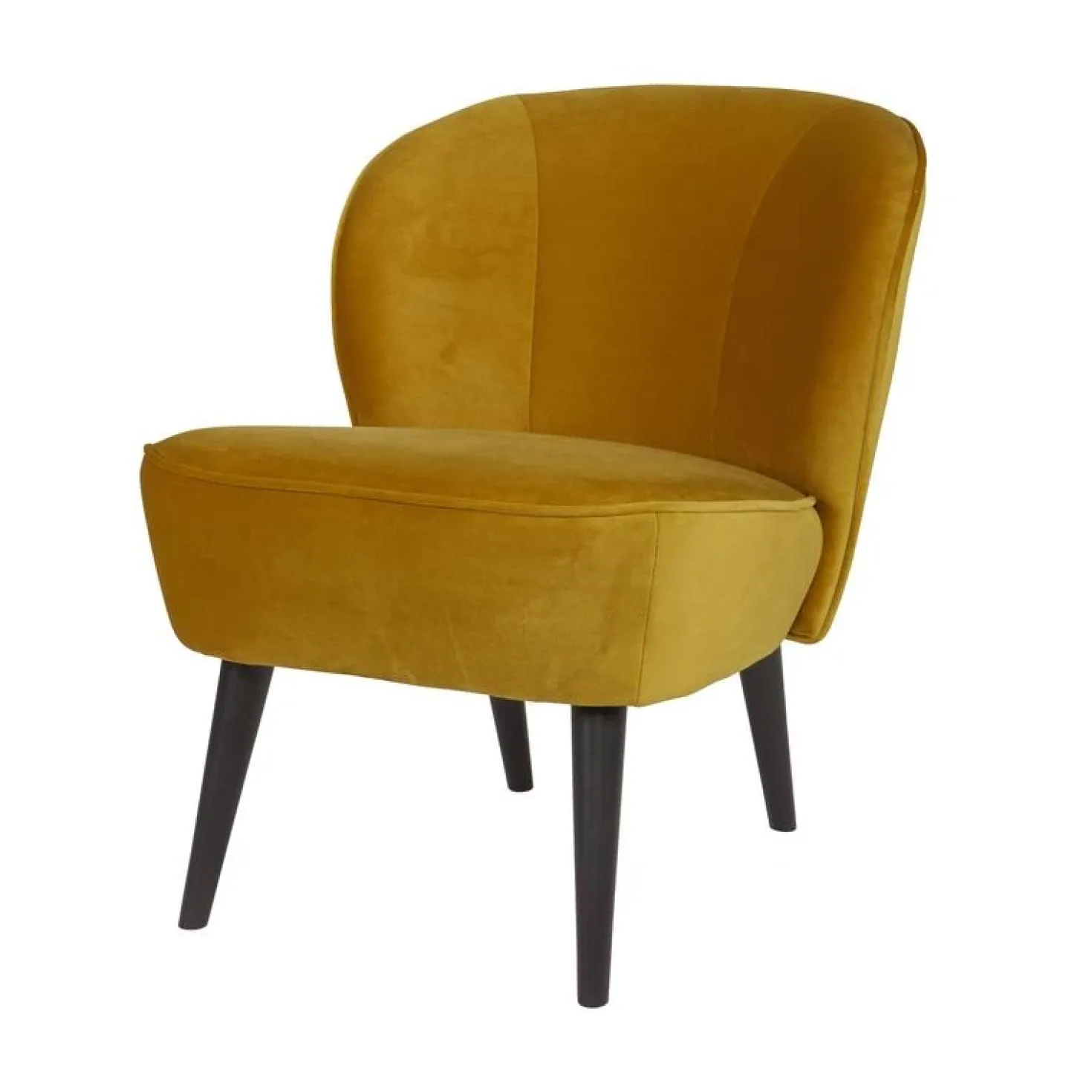Sara Fauteuil Velvet Oker