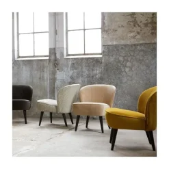 Sara Fauteuil Velvet Oud Roze