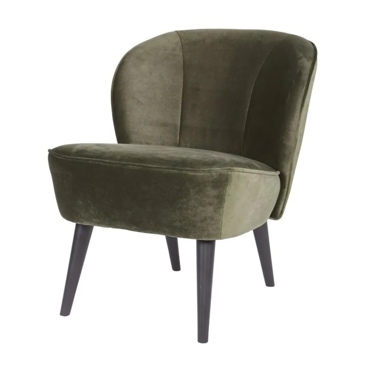 Sara Fauteuil Velvet Warm Groen