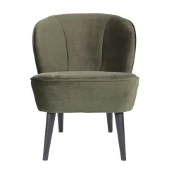 Sara Fauteuil Velvet Warm Groen