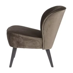 Sara Fauteuil Velvet Warm Groen