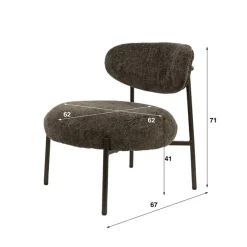 Sarah Fauteuil Bruin